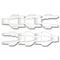 Sideflexing thermoplastic chain Crate conveyor series CC600 F-CC631 TAB